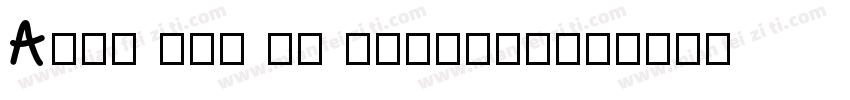 Arno W08 Cp Regular字体转换
